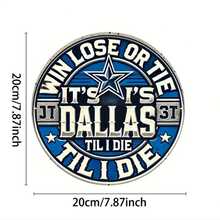 1 sản phẩm trang trí nghệ thuật treo tường bằng kim loại Lover, hình tròn 8x8 inch - Không thấm nước, không phai màu, không gỉ, thích hợp cho phòng ngủ, nhà bếp, phòng ăn, quầy bar - Thiết kế độc đáo, dễ treo, kiểu dáng ngẫu nhiên của lỗ trên, dưới, trái hoặc phải - Nhiều màu - Xem 6