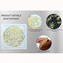 10/20/40 件套一次性多色空心圆形铝箔网餐垫，适合各种节日、派对、婚礼、生日、节日 - 彩色 - 查看 9