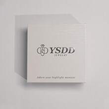 1 件时尚小众设计 S925 纯银项链心形和月亮组合女式粉色浪漫女孩爱情梦幻项链情人节礼物周年纪念节日礼物 - 銀色 - 查看 7