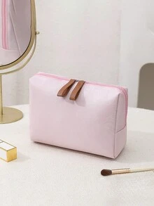 Túi đựng mỹ phẩm chống thấm nước tùy chỉnh, Túi đựng đồ vệ sinh cá nhân, Túi đựng hộp đựng đồ trang điểm, Túi đựng đồ vệ sinh cá nhân du lịch di động, Thích hợp cho du lịch, Cũng có thể dùng làm quà tặng Giáng sinh - Hồng - Xem 10