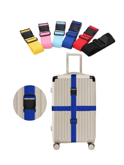 Adjustable 2cm/4cm Width Travel Luggage Strap, Suitcase Packing Belts, Useful Luggage Tie Down Strap, Anti-Explosion Binding Belt For Carry-On Bag For School School Accessories School Stuff