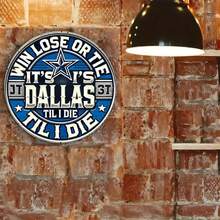 1 sản phẩm trang trí nghệ thuật treo tường bằng kim loại Lover, hình tròn 8x8 inch - Không thấm nước, không phai màu, không gỉ, thích hợp cho phòng ngủ, nhà bếp, phòng ăn, quầy bar - Thiết kế độc đáo, dễ treo, kiểu dáng ngẫu nhiên của lỗ trên, dưới, trái hoặc phải - Nhiều màu - Xem 2