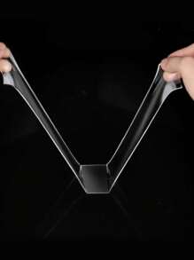 3 件/1 件纳米双面胶带，超粘且透明，适用于墙壁、插座、无损挂钩和其他家用固定装置 - 彩色 - 查看 11