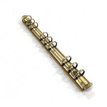 1 tập bìa cứng B5 9 khoen màu bạc/vàng/đen/xanh ngọc/đỏ tía/đồng có thể tháo rời, phụ kiện sổ tay kế hoạch (có bìa lót bằng tre) - Nhiều màu - Xem 14