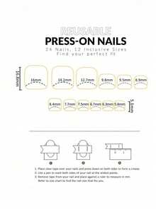 Bộ 24*5 tờ móng chân giả kiểu Pháp đơn giản ngắn | 120 đầu móng gel đắp móng chân | Móng tay giả đắp da dành cho học sinh và nhân viên văn phòng để sử dụng hàng ngày - Tạo kiểu móng chân quyến rũ. - Nhiều màu - Xem 7