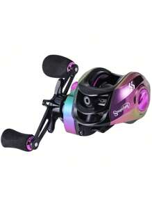 SOUGAYILANG 1pc Holographic  Fishing Reel - Multicolor - View 2