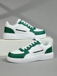 أحذية رياضية قماشية منخفضة العنق تنفس عصرية ، أحذية كاجوال بيضاء مقاومة للانزلاق ومريحة مناسبة للاستخدام في الخارج والشوارع والسفر