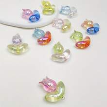 20 hạt lá tulip acrylic nhiều màu/gói, vật liệu làm đồ trang sức tự làm thích hợp cho hoa tai, vòng tay, vòng cổ, móc điện thoại, móc chìa khóa - Nhiều màu - Xem 1