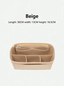 一包双面手提袋收纳整理内衬袋内袋收纳整理袋中袋拉链内衬化妆袋圣诞礼物礼物感恩节复古 - 彩色 - 查看 9