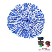 1/2 Gói Thay Thế Cây Lau Nhà Xoay Bằng Sợi Microfiber Cho Hệ Thống 2 Bình Chứa O-Cedar/Viledo RinseClean Chỉ Có Đầu Lau Nhà, Vệ Sinh, Nhà Bếp, Không Có Xô (Một Kích Thước = 2 Chiếc) - Màu xanh lam - Xem 8