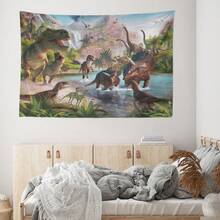 1 块装饰挂毯，印有侏罗纪恐龙图案，用于宿舍、卧室和客厅的壁挂主题装饰、家居装饰、房间装饰、房间旗帜、挂毯、壁毯 - KKL-GT0048 - 查看 8