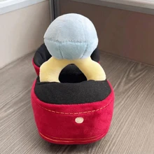 超大钻石订婚戒指毛绒娃娃，结婚求婚毛绒动物生日礼物