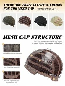 NAMM 深棕色波波头假发 女士短直发假发 带刘海 自然造型合成纤维可爱假发 适合女孩日常派对使用 12 英寸/30 厘米 - Dark Brown - 查看 8