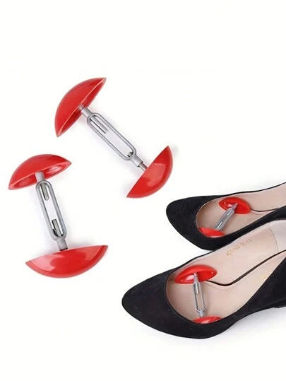 2pcs Adjustable Widened Shoe Stretcher, Plastic Shoe Holder For Leather Shoes, Flats And High Heels, Women Pumps White Heels, Women Shoes, Kitten Heels