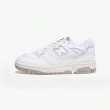 New Balance 550 Logo Low Top Sneakers Grey White - White - View 1