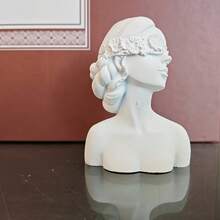 1 件装卡哇伊女孩树脂工艺品摆件、家居客厅卧室桌面装饰、珠宝展示架摄影道具最佳礼物 - 多色 - 查看 1