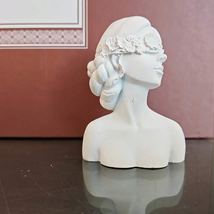 1 件装卡哇伊女孩树脂工艺品摆件、家居客厅卧室桌面装饰、珠宝展示架摄影道具最佳礼物 - 多色 - 查看 1