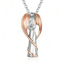 1 chiếc vòng cổ thời trang bằng thép không gỉ Unisex, đồ trang sức bình đựng tro cốt chống thấm nước, vòng cổ tưởng niệm có mặt dây chuyền hỏa táng hình phễu để tưởng nhớ người thân yêu và thú cưng - vòng cổ - Xem 7