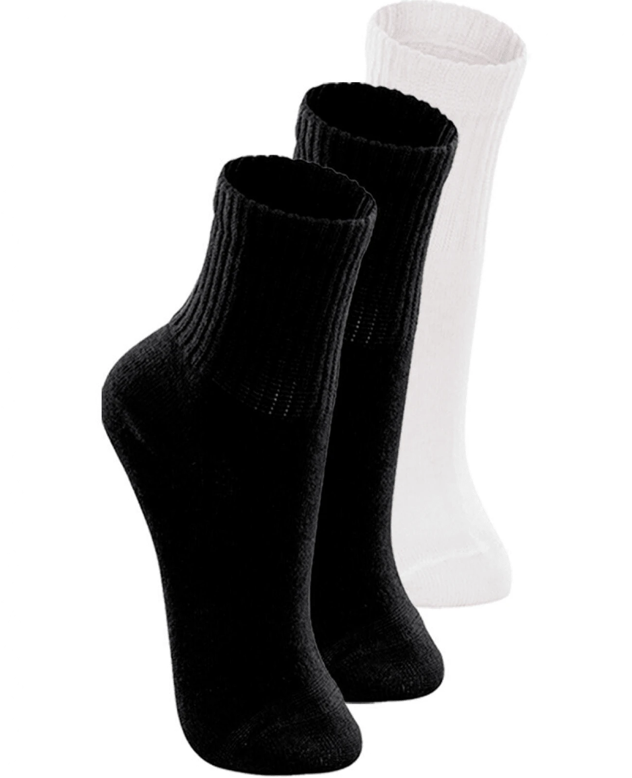 Kit 3 Pairs Of Lupo 2727-009 Colorful Long Tube Children's Socks - 白色 - 查看 1