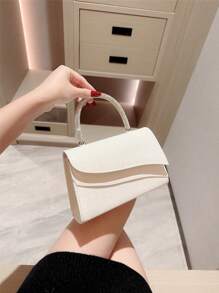 Women's Elegant Crystal Studded Tassel Design Clutch Purse, Shiny Diamond Handbag, Luxury Evening Bag For Formal Party, Wedding, Prom, Ball - Tassel Pattern Random Delivery - White - View 3