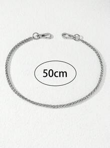 1pc Men's Fashionable Minimalist Stainless Steel Pants Chain