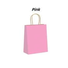 12 件牛皮纸袋 - 时尚包装解决方案、礼品包装、可重复使用的购物袋、派对装饰、工艺项目袋 - 适用于小型企业、烘焙食品礼品和婚礼装饰 - 彩色 - 查看 11