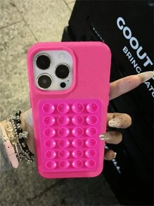 Giá đỡ điện thoại Giá đỡ cốc hút sang trọng Ốp lưng điện thoại họa tiết vải tương thích với iPhone 15 14 13 12 11 Pro Max Ốp lưng điện thoại chống sốc đơn giản thời trang - Xem 3