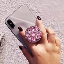 1 Giá đỡ điện thoại di động đính đá Rhinestone đa chức năng - Giá đỡ gập 360 độ sang trọng và thời trang - Nhiều màu - Xem 9