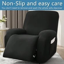 1 Set Recliner Covers, Stretch Reclining Chair Covers, Recliner Sofa Slipcovers Waterproof Stretch Recliner Couch Covers Furniture Protector Covers - Multicolor - View 9