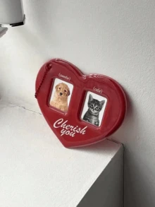 1 件 红色/黑色 PVC 时尚简约心形 适合学生 情侣 日常使用 送给女朋友 妈妈 儿童 钱包 带零钱包 钥匙扣配件 女士钥匙链 旅行配件 旅行必需品 汽车配件 户外配件 飞机箱 实用物品 夏季必需品 办公室配件 - 彩色 - 查看 7