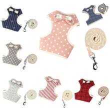 1pc Bow Knot Pet Leash, Cat Dog Walking Lead Leash, Pet Harness, Pet Vest