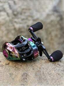 SOUGAYILANG 1pc Holographic  Fishing Reel - Multicolor - View 8