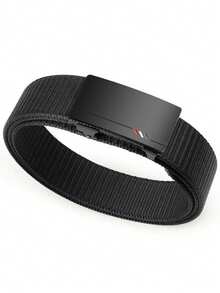 1 条装新款男士自动扣真皮皮带，商务休闲百搭腰带 - 彩色 - 查看 7