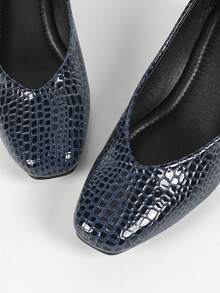 Giày cao gót mũi nhọn thời trang mới gợi cảm cho phụ nữ, tiệc thường ngày & đám cưới - Màu xanh lam - Xem 6