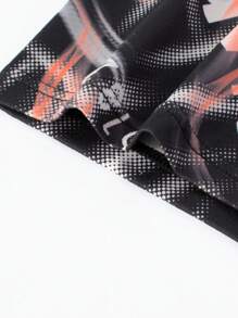 paquete de 10 calzoncillos tipo bóxer de media cintura para hombres, de seda de leche, transpirables, de ángulo plano, con patrones aleatorios, nueva cómoda de ropa interior