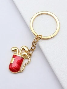 4 色珐琅高尔夫钥匙扣钥匙圈运动钥匙扣男士礼物 - 高爾夫球 - 查看 13