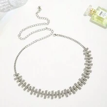 Thắt lưng đính đá Rhinestone cho nữ, Thắt lưng lấp lánh thời trang, Phụ kiện thắt lưng lấp lánh hợp thời trang - Nhiều màu - Xem 3