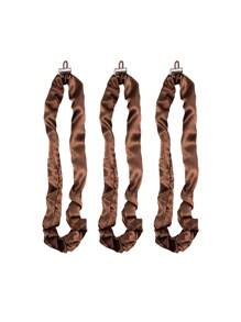 3 件套可调节头带，耐用且高弹性发带，DIY 发带不伤头发，仿真丝发圈，橡皮筋 - 彩色 - 查看 16