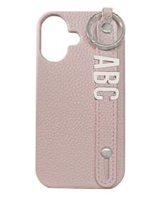 1pc Customized Pink PU Leather Phone Case, Customers Can Send Text Message, 4 Color Letter Options Pink Phone Charm,Strap Cute,Colorful,Stylish,Kawaii Custom,Personalized,Unique,Customized Ideal Gifts For Him,Ideal Gifts For Her Boyfriend,Girlfriend,Family,Friends,Grandparents,Couple,Pet Lovers For Anniversaries,For Birthdays,For Graduation,For Weddings,For Prom,For Mother's Day,For Father's Day,Stylish,Colorful,Vintage,Cute,Contracted,Funny,Custom,Personalized,Unique,Customized,Ideal Gifts For Him,Ideal Gifts For Her,Boyfriend,Girlfriend,Family,Friends,Grandparents,Couple,For Anniversaries,For Birthdays,Customized Phone Cases,Easy Comfort - Pink - View 23