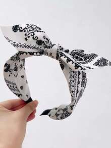 1 件装 女士 杏仁花 涤纶 时尚 街头 头带 四季 发饰 可爱 - 彩色 - 查看 5