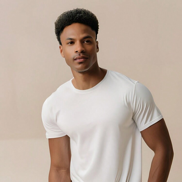 Men T-Shirts - Black - View 3