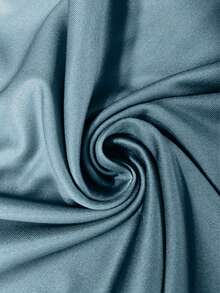 Vestido elegante de manga larga con efecto degradado y diseño calado, para primavera/verano - verde menta - Ver 4