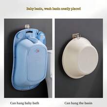 1 cái/5 cái Móc treo tường đa năng cho chậu rửa, Giá treo chậu rửa nhà bếp phòng tắm không cần khoan - Nhiều màu - Xem 4