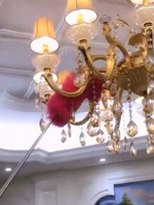 1 件伸缩超细纤维除尘器，家用清洁刷，防尘刷，适用于清洁空调、汽车和家具 - 彩色 - 查看 3