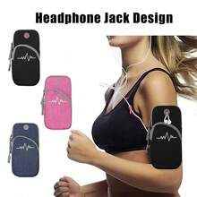 1 件运动跑步手机臂包，男女通用健身装备心电图户外腕带袋，兼容 iPhone - 彩色 - 查看 12