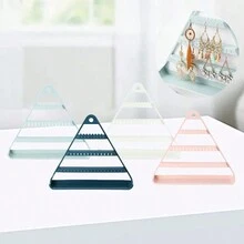 Hanging Wall Mounted Jewelry Organizer Rack For Necklaces, Bracelets, Earrings Display Stand, Jewelry Holder - White - View 1