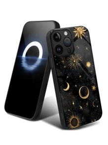 1个黄色日月星辰高清玻璃手机壳，兼容 16 Pro Max/16 Pro/16 Plus/16、A55/A54/S24/S24 Plus/S24 Ultra/S24 FE/S25/S25 Plus/S25 Ultra、Pixel 9/9 Pro/9 Pro XL等型号，防水防震防摔防刮，国际版，非国内版。 - 彩色 - 查看 5