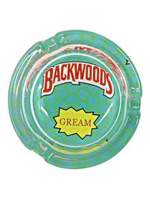 1 Peça Cinzeiro de Vidro Redondo BACKWOODS, Diâmetro de 65 mm, Cinzeiro Fendido, Acessórios para Fumar, Cinzeiro