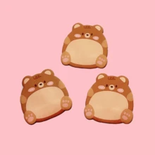 Bộ ghi chú dán hình gấu dễ thương, Bộ ghi chú dán hình gấu nhỏ dễ thương, Giấy ghi chú tự dính hình động vật nhỏ cho người yêu gấu, Văn phòng, Trường học, Quà tặng sáng tạo - Một cỡ - Xem 5