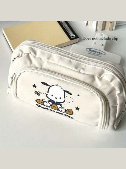 Nueva caja de gran capacidad con tapa abatible y múltiples capas para almacenamiento de artículos de papelería